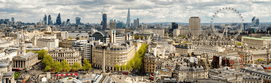 London Skyline in the Summer