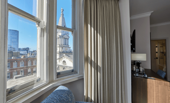 View outside window