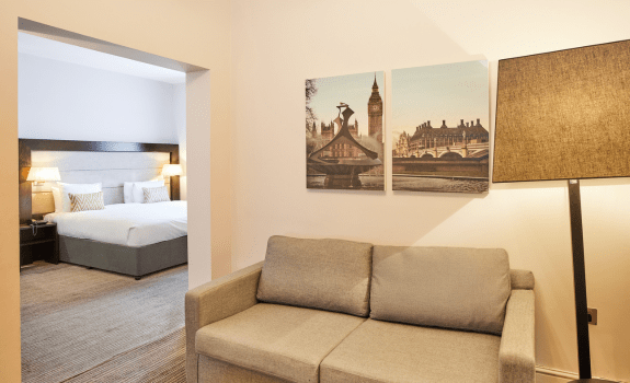 Sofa in junior suite