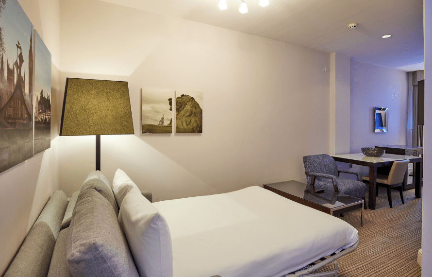 Sofa bed in junior room