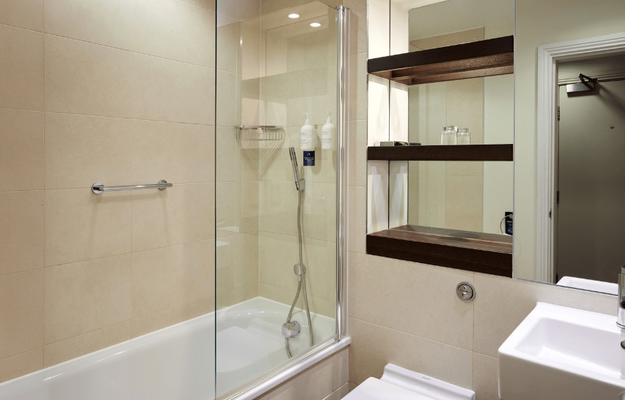 Bathroom in single room