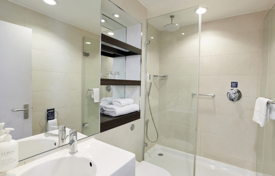 Bathroom in twin bedroom