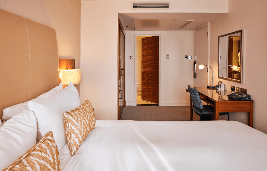 view of the rest of the double bedroom