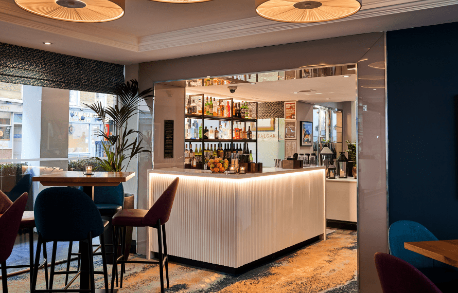 Bar area