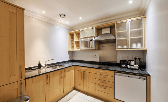 Kitchen in apartment bedroom