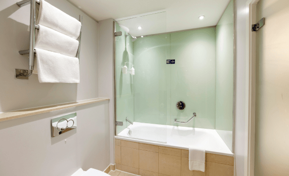 Bathroom in apartment bedroom