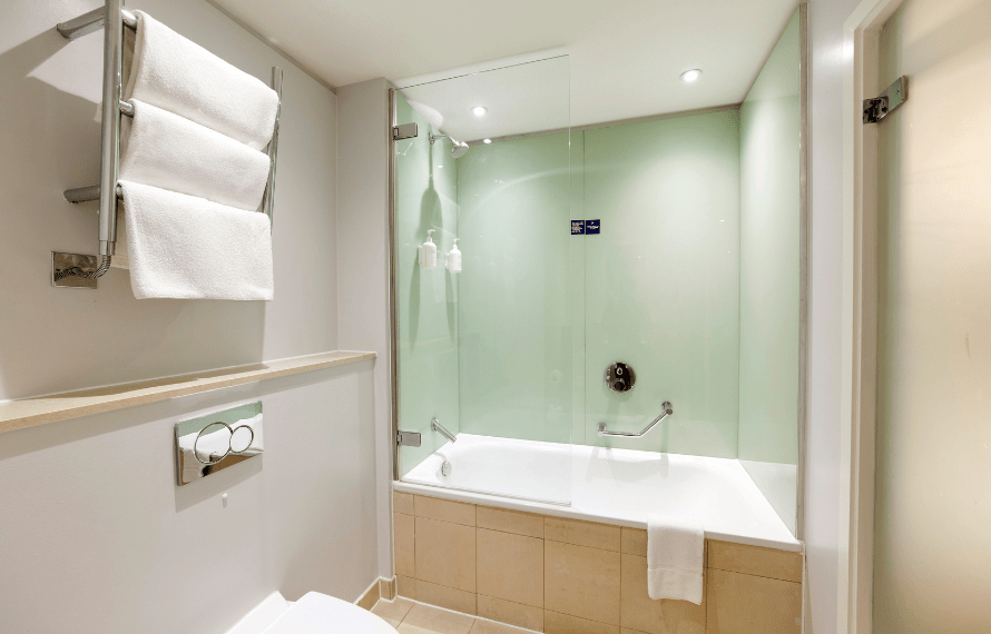 Bathroom in apartment bedroom