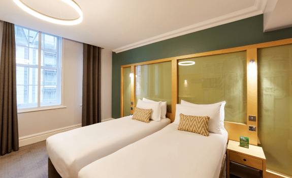 Twin beds in standard twin room