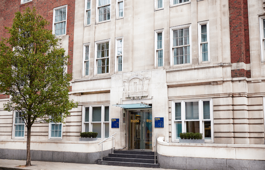 Exterior of Thistle Park Lane viewed from an angle