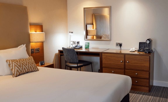 View of the desk area in deluxe king bedroom
