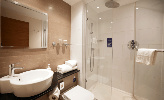 Bathroom in twin bedroom