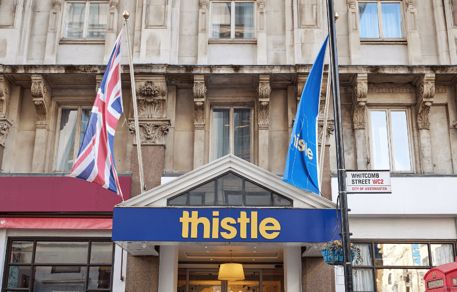 Thistle Piccadilly exterior entrance