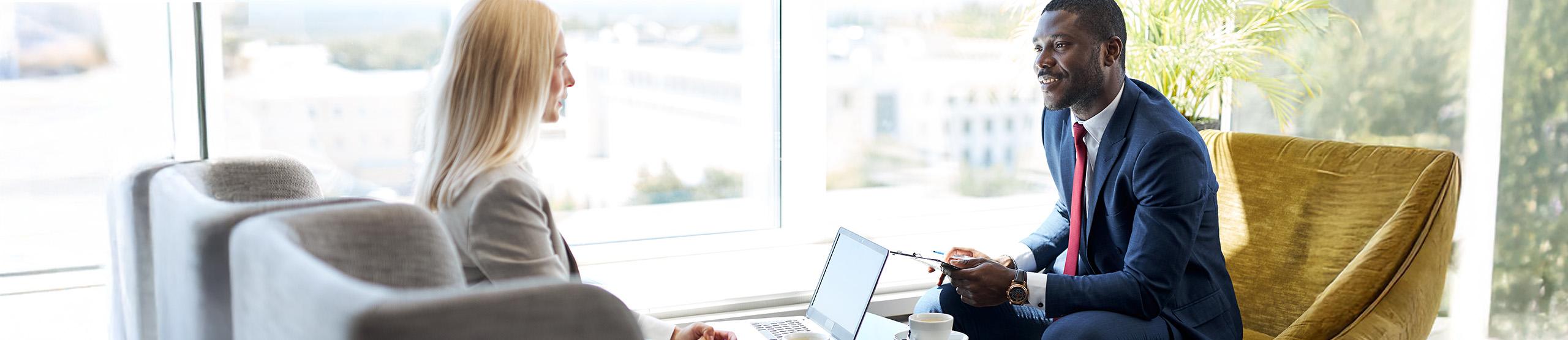 Colleagues-discussing-business-proposal